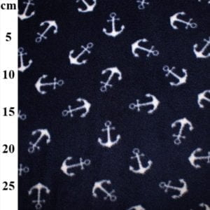 Navy Anchor Polar Fleece
