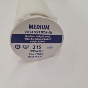Ultrasoft Medium Iron On Interfacing - Unbranded - Sold per 25mt roll