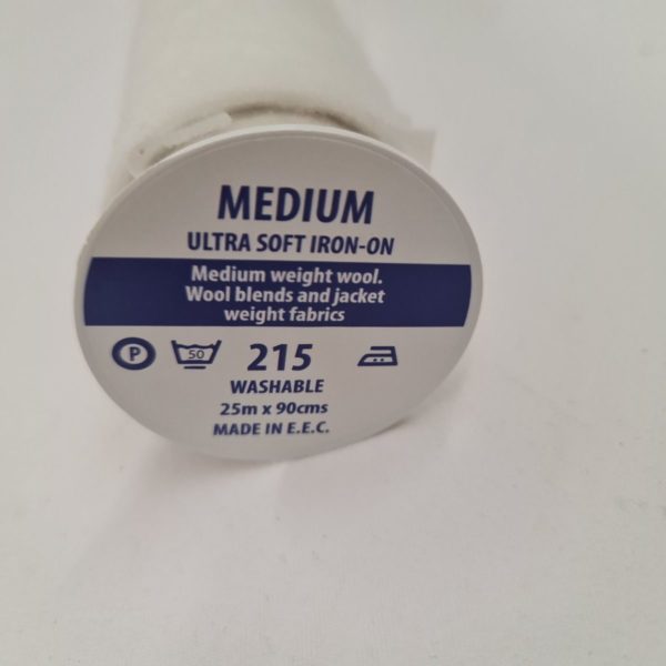 Ultrasoft Medium Iron On Interfacing - Unbranded - Sold per 25mt roll