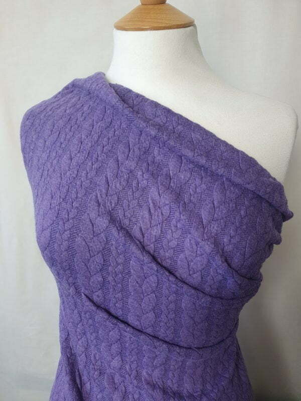 Cable Knit Stretch Jersey - Image 2