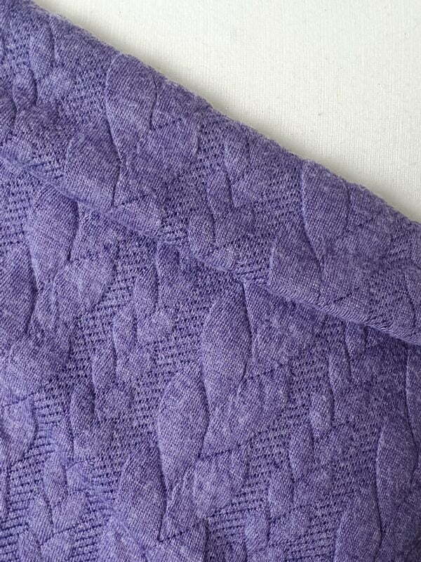 Cable Knit Stretch Jersey - Image 3