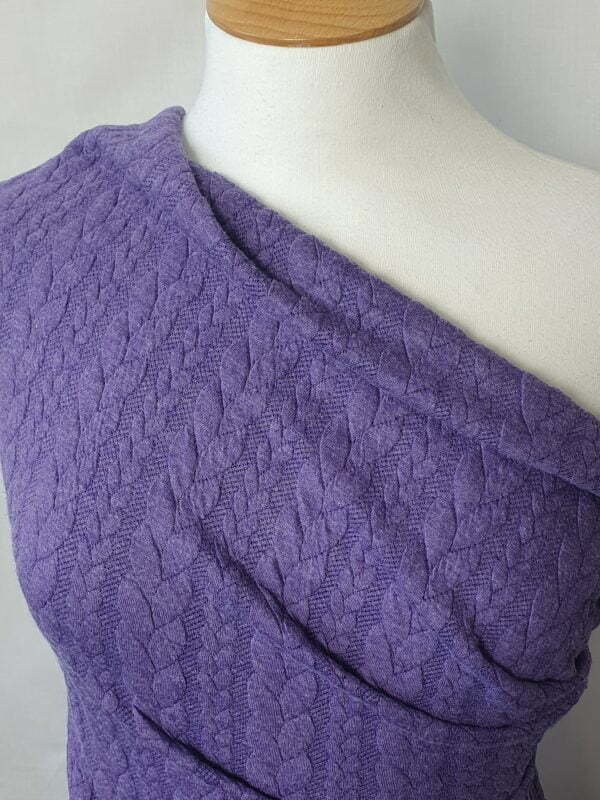 Cable Knit Stretch Jersey - Image 4