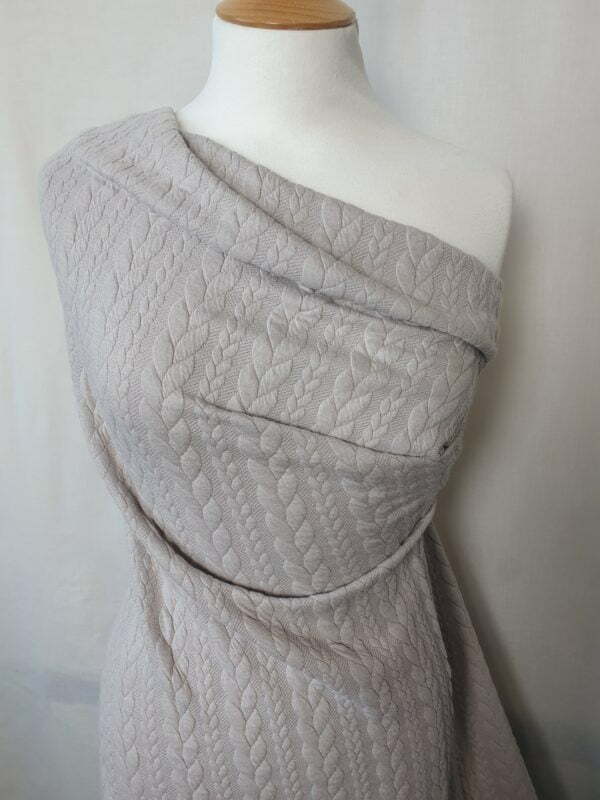 Cable Knit Stretch Jersey - Image 8