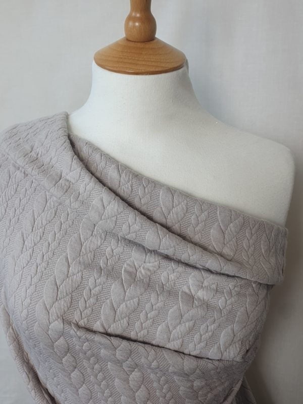 Cable Knit Stretch Jersey - Image 10