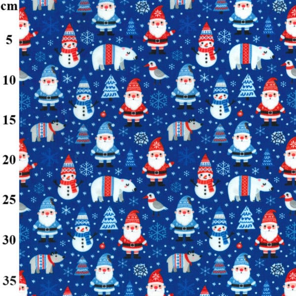 Inexpensive Poly Cotton Christmas Prints Sold per metre - Image 16