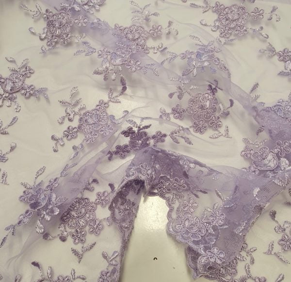Elegantly Embroidered scalloped runner lace - Image 8