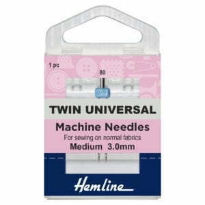 Universal Twin Sewing Machine Needles by Hemline
