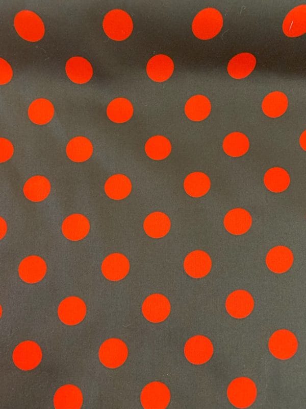 Polka Coin Spot Stretch cotton sateen - Image 2