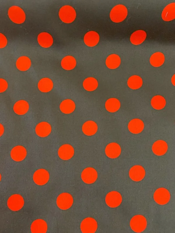 Polka Coin Spot Stretch cotton sateen - Image 2