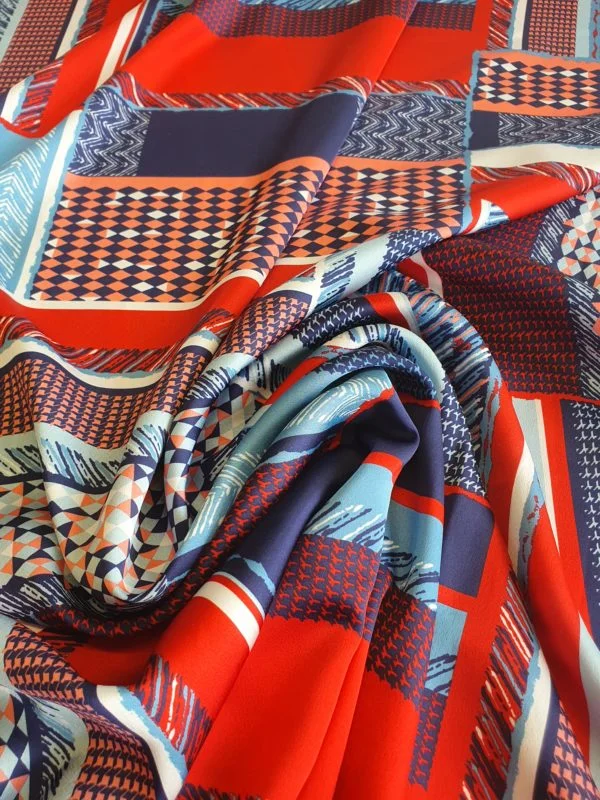 Digital printed luxury charmeuse satin - Image 10