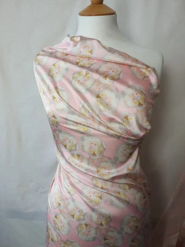 Digital printed luxury charmeuse satin - Image 7