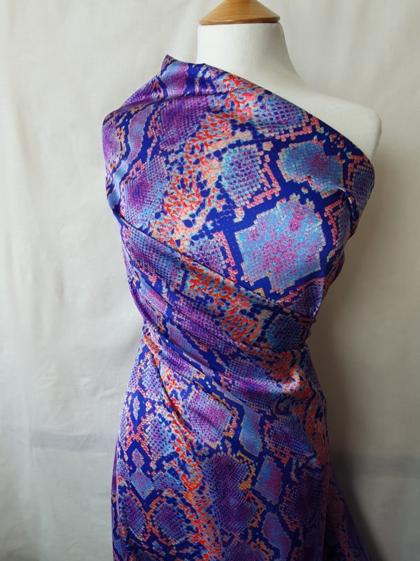 Digital printed luxury charmeuse satin - Image 14