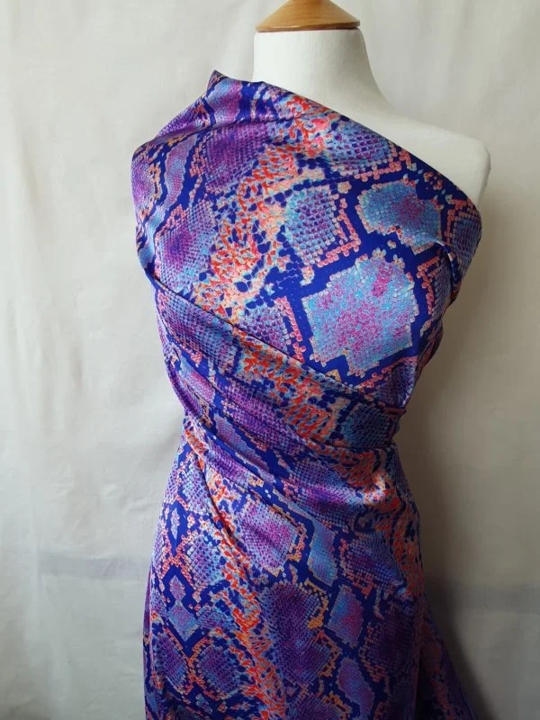 Digital printed luxury charmeuse satin - Image 14