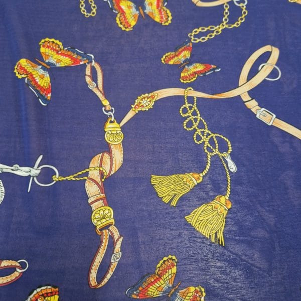 'Hermes' inspired micro silky georgette - Image 2