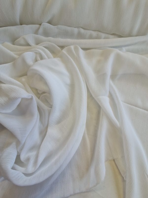 Recycled wedding crinkle chiffon