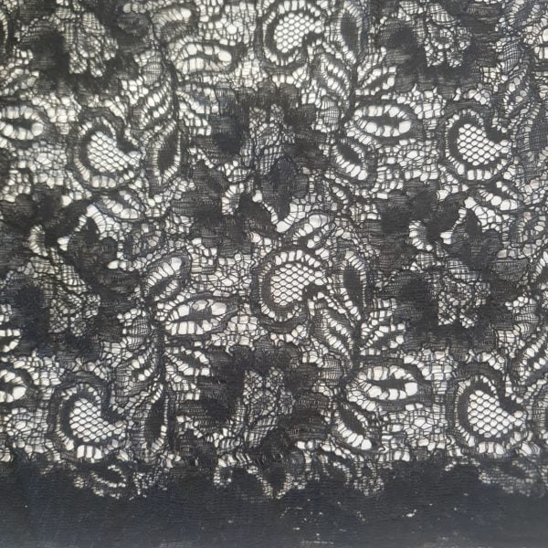 Popular 'Runner corded' style nylon viscose lace - Image 4