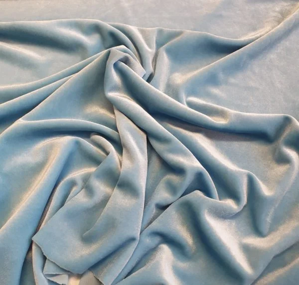 Luxurious Stretch Velour Velvet Jersey - Image 9