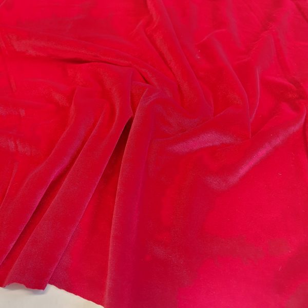 Luxurious Stretch Velour Velvet Jersey - Image 17
