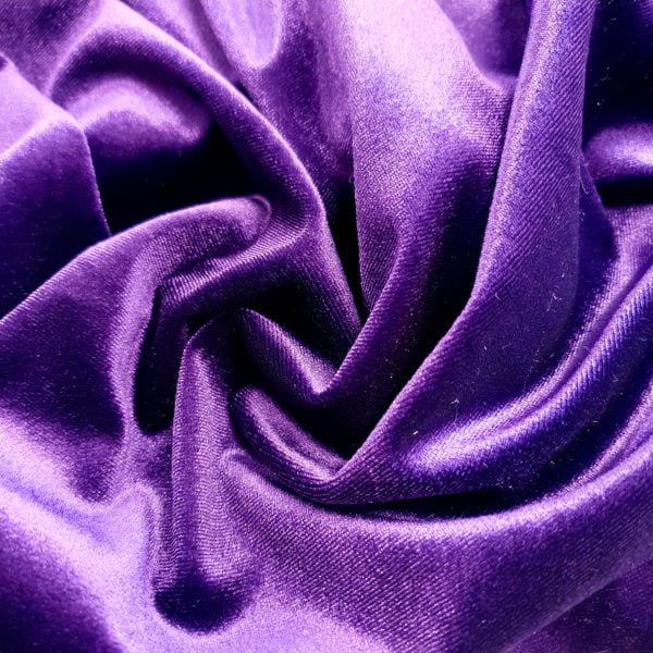 Luxurious Stretch Velour Velvet Jersey - Image 18