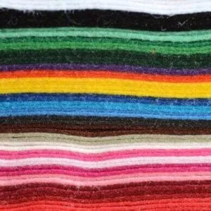 Wool Viscose Superior Felt - 18"/46cms squares
