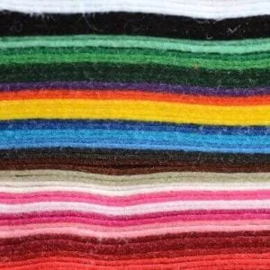 Wool Viscose Superior Felt - 9"/25cms squares