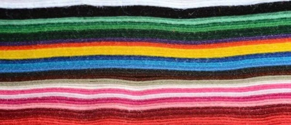 Wool Viscose Superior Felt - 9"/25cms squares