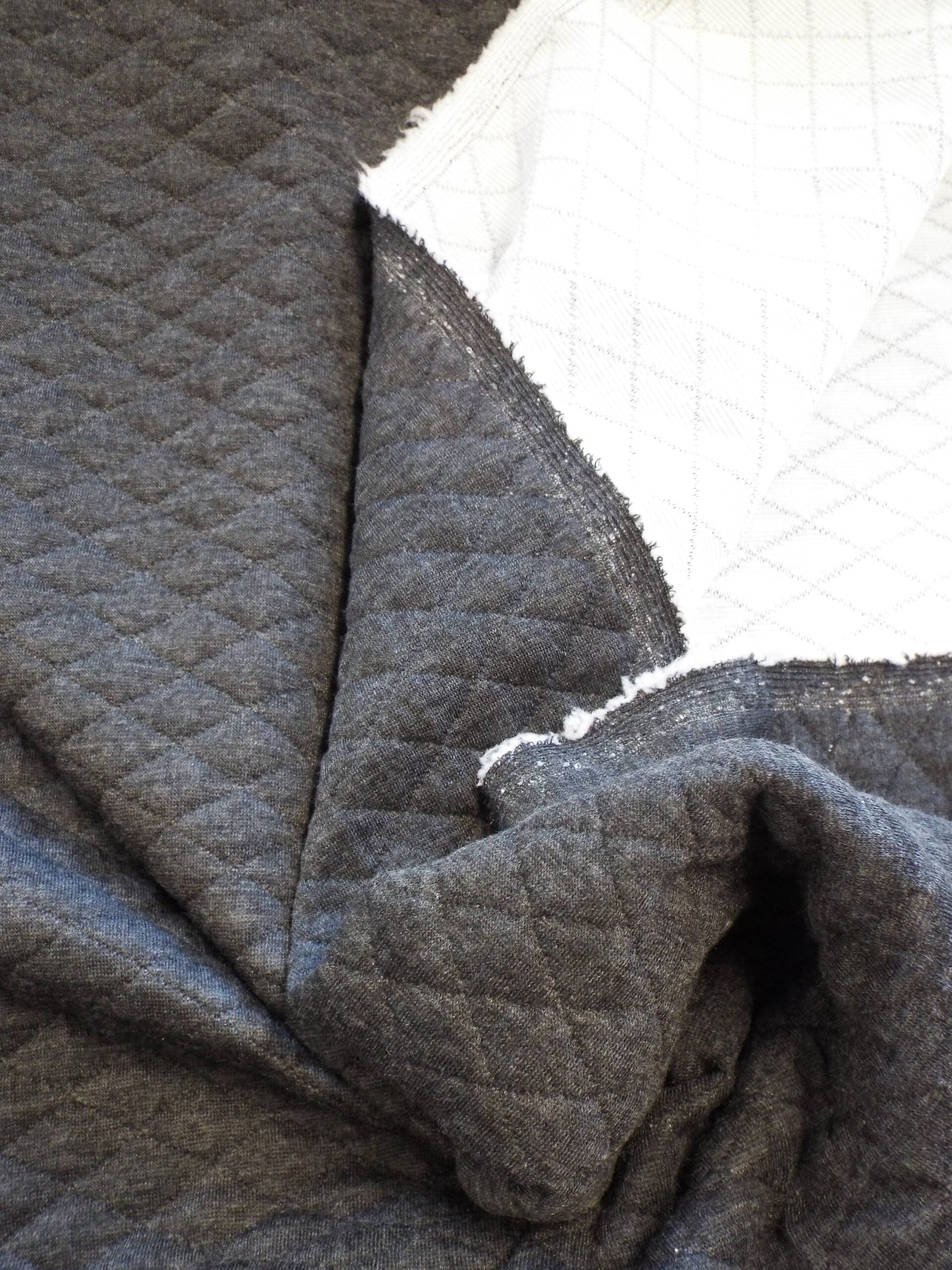 Diamond quilted effect Jersey - CW Fabrics