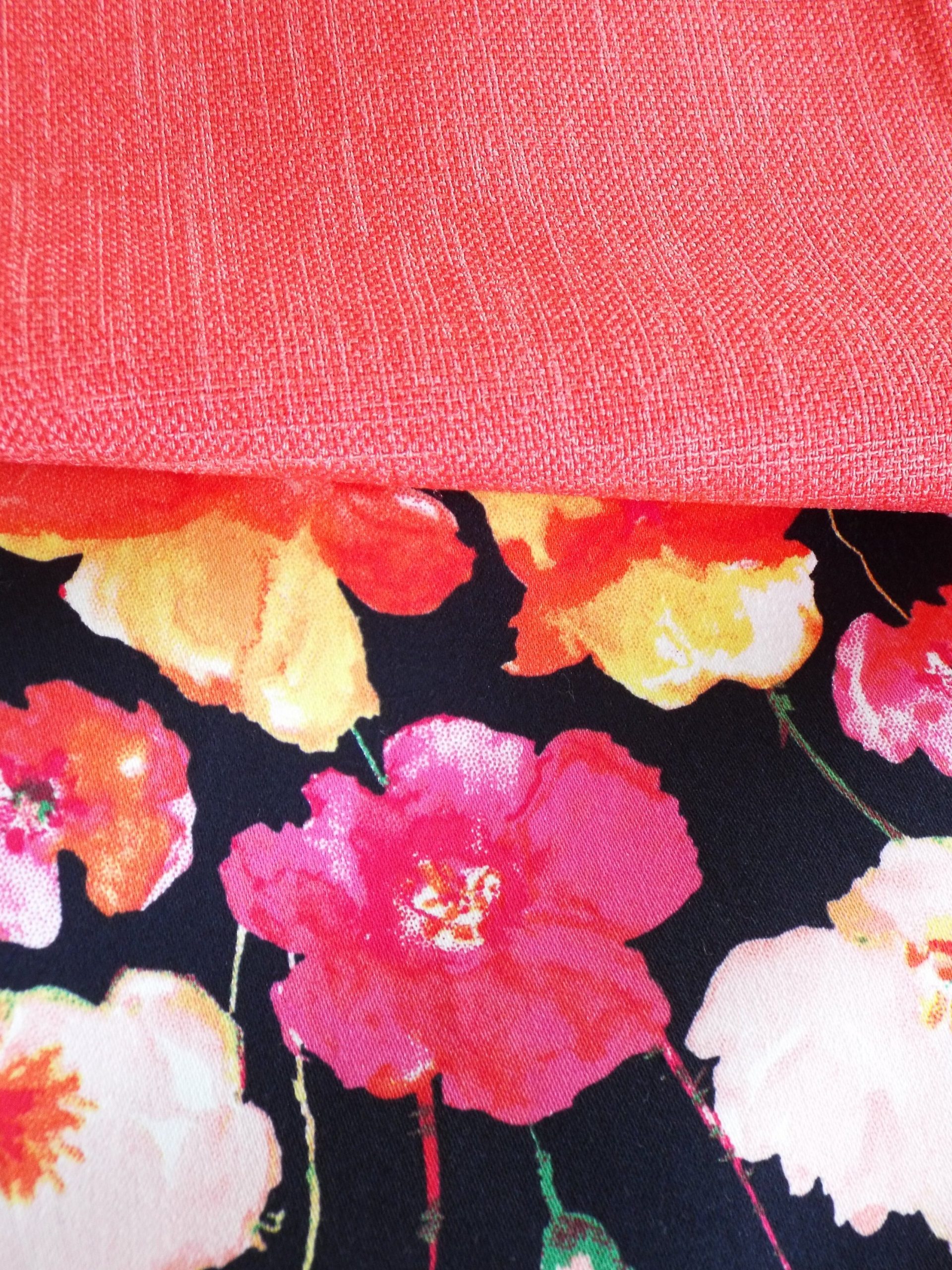 Jardin Floral Cotton Spandex Stretch Sateen - CW Fabrics