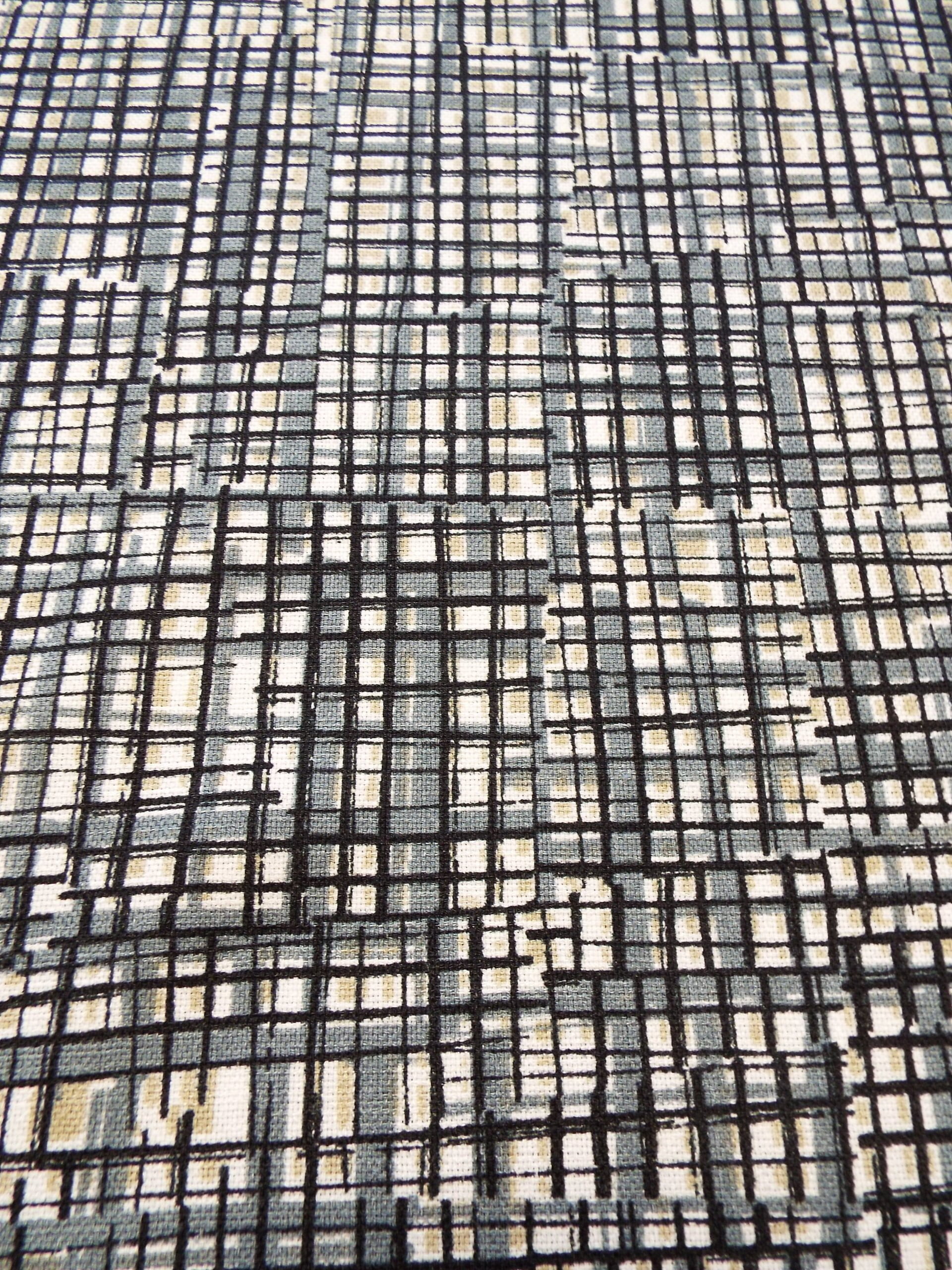 Polyester Printed slubbed linen looks