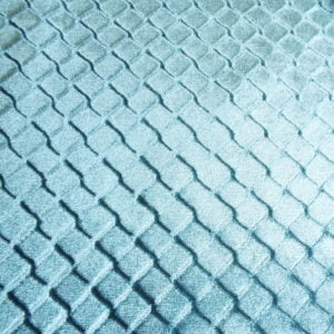 'Diamond quilted look' Stretch Velour Velvet