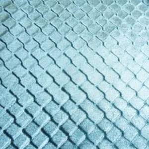 'Diamond quilted look' Stretch Velour Velvet