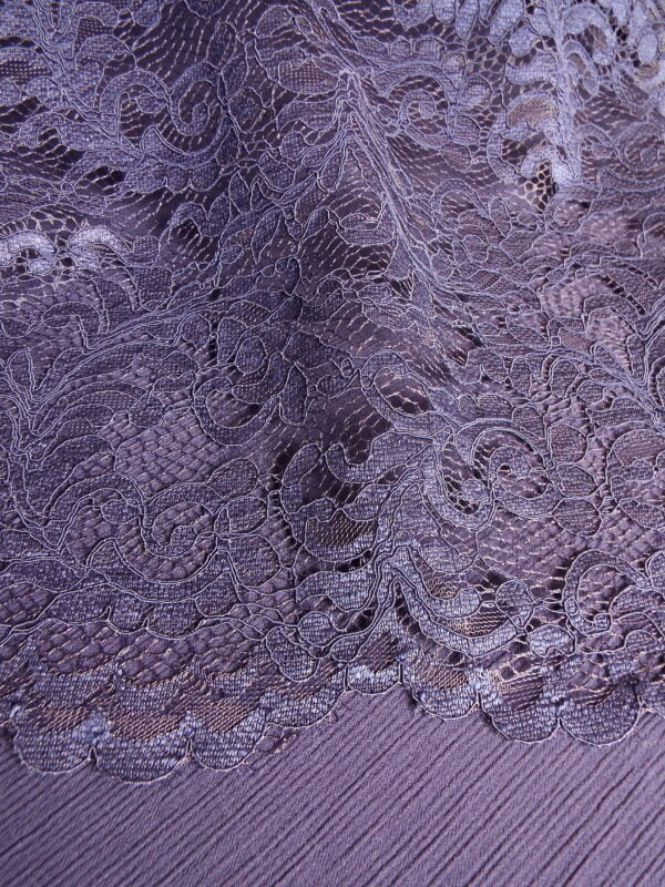 Runner corded Lace in Marine Blue