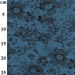2 Tone Ink Floral Denim Chambray