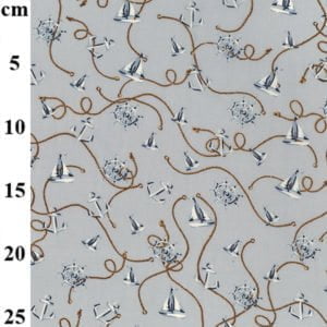 High Quality, Nautical, Viscose Draping Dress Prints