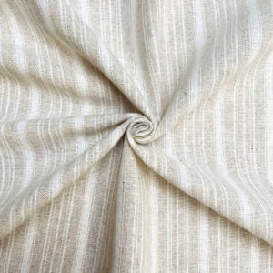 Linen and Cotton Natural Stripes and Checks