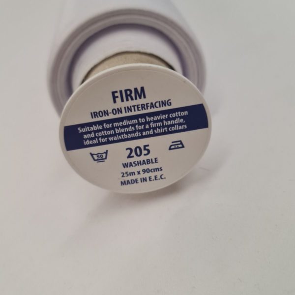 Iron On Crisp Interfacing - Firm - Unbranded - 25mt roll