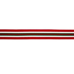 30mm Fancy Striped Webbing – RED