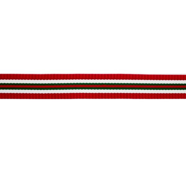30mm Fancy Striped Webbing – RED