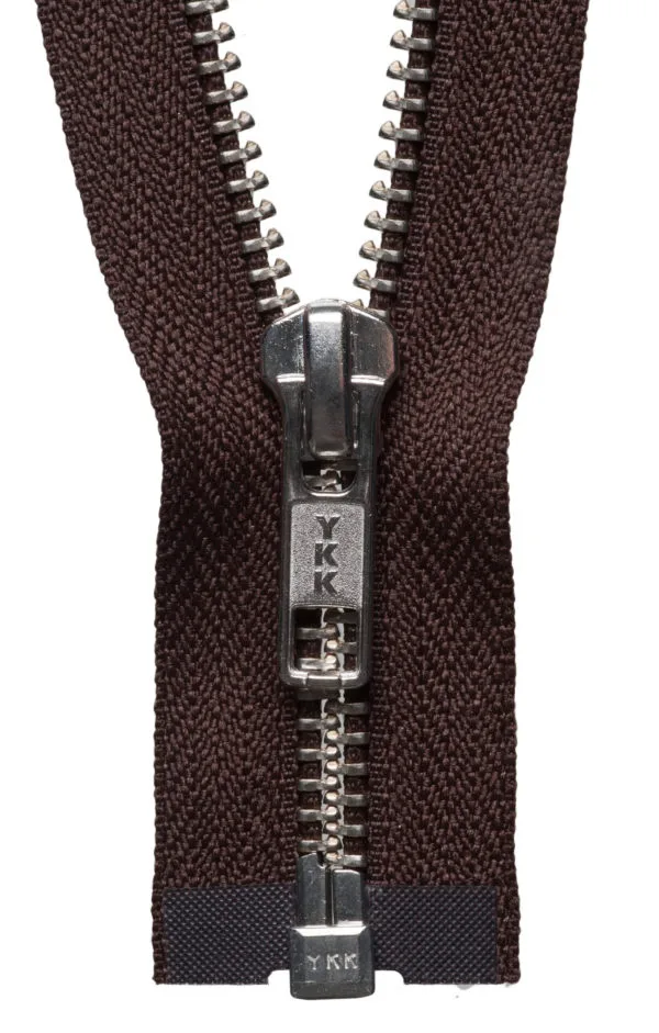 Open End - Metal Teeth No 5 Zip - 26"/66cms - Image 5
