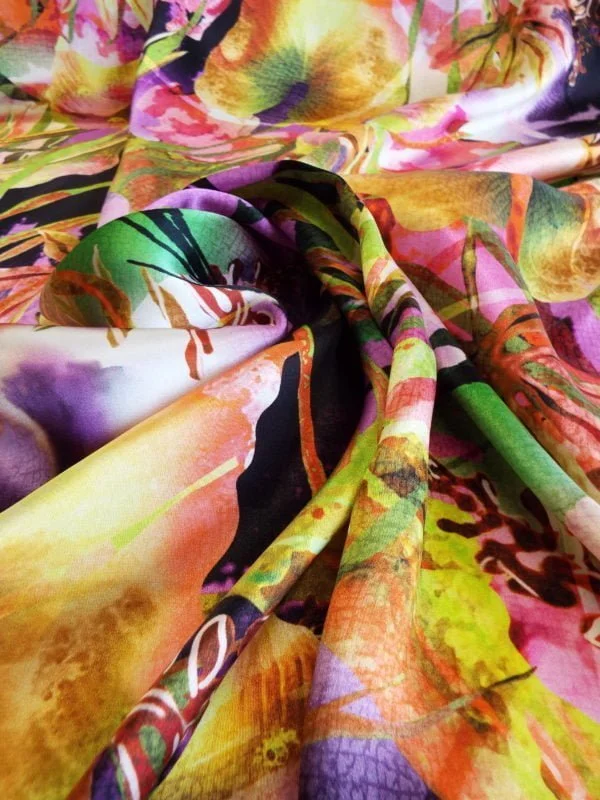 Pure Silk Charmeuse Silky Satins - Image 2