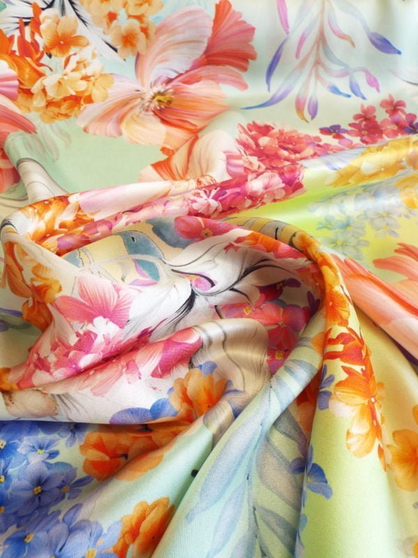 Pure Silk Charmeuse Silky Satins - Image 3