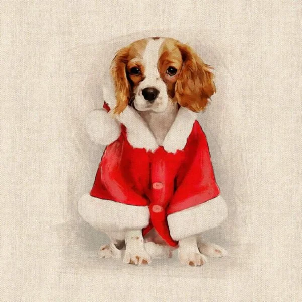 Crafty Linen panel Christmas Cushion Kits - SALE - Image 12