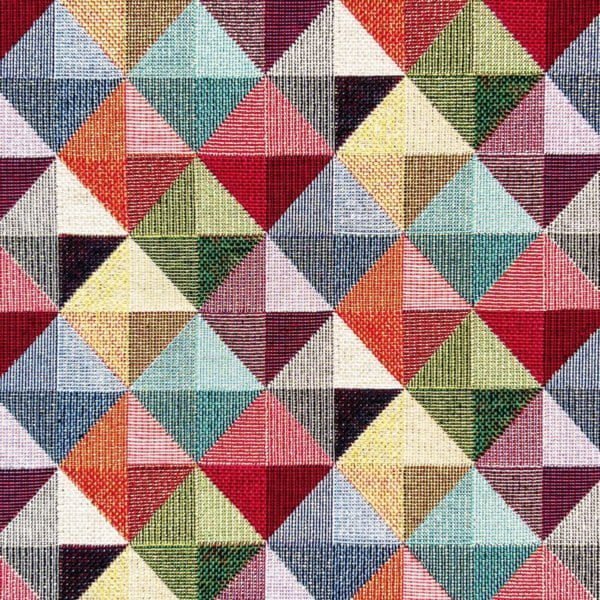 Tapestry style Lurex Canvas Cotton per 1/2 mtr - Image 5