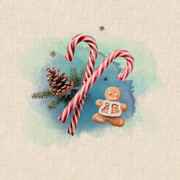 Crafty Linen panel Christmas Cushion Kits - SALE - Image 7