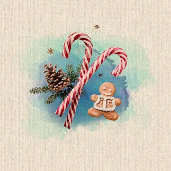 Crafty Linen panel Christmas Cushion Kits - SALE - Image 7