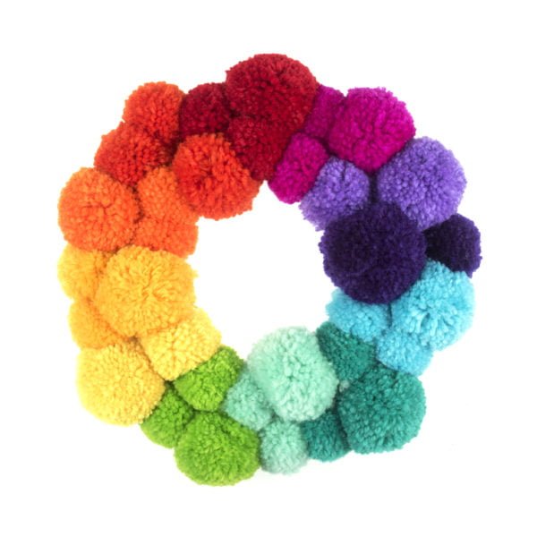 Pom Pom Felt Decorative and Festive Wreaths - Image 4