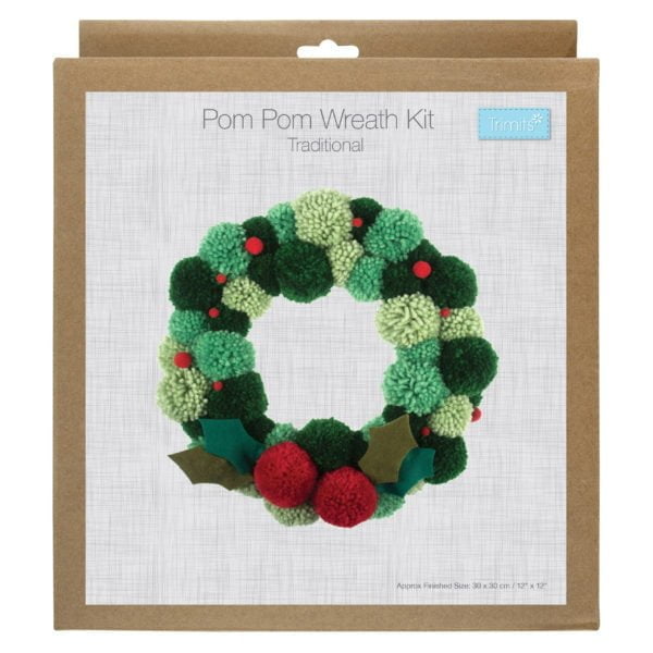 Pom Pom Felt Decorative and Festive Wreaths - Image 7