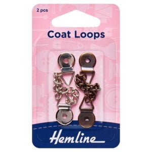 Coat Loops - leather and metal