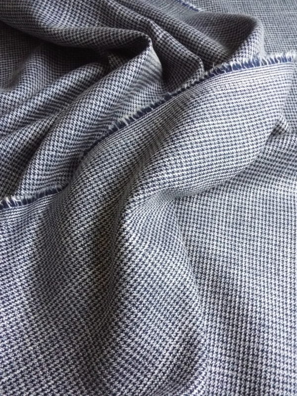 Co-ordinating Prince of Wales and Dogstooth Check in Enamel Metallic Silver - Image 5