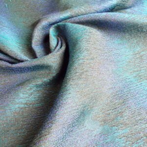 'Ocean Wave' Jacquard Brocade in Veridian Teal Tones